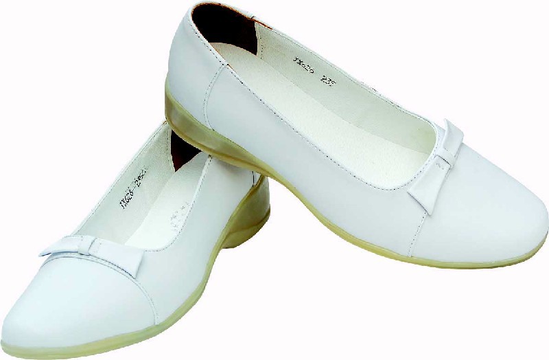 護士鞋 頭層牛皮 牛筋底 輕便舒適 坡跟 工作 職業 白色 時尚批發・進口・工廠・代買・代購