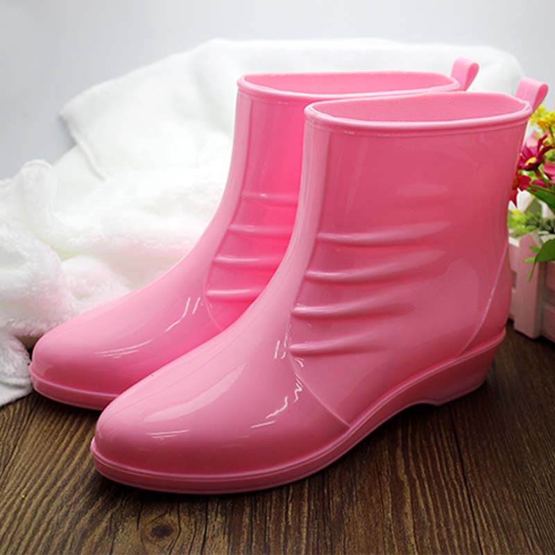 工廠供應韓版新款時尚氣質中低筒雨靴 女士雨鞋女單雨鞋水鞋 套鞋工廠,批發,進口,代購