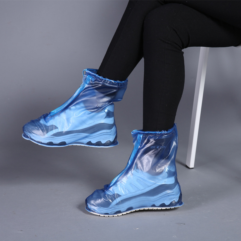 2016春夏新款鞋套第二代加厚防雨防水PVC雨靴鞋套廠傢一件代發工廠,批發,進口,代購