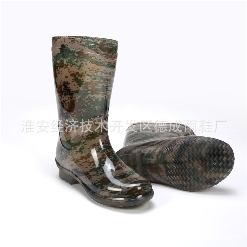廠傢直銷PVC橡膠中筒工礦勞保雨鞋/耐磨/耐油耐酸堿/牛筋雨靴工廠,批發,進口,代購
