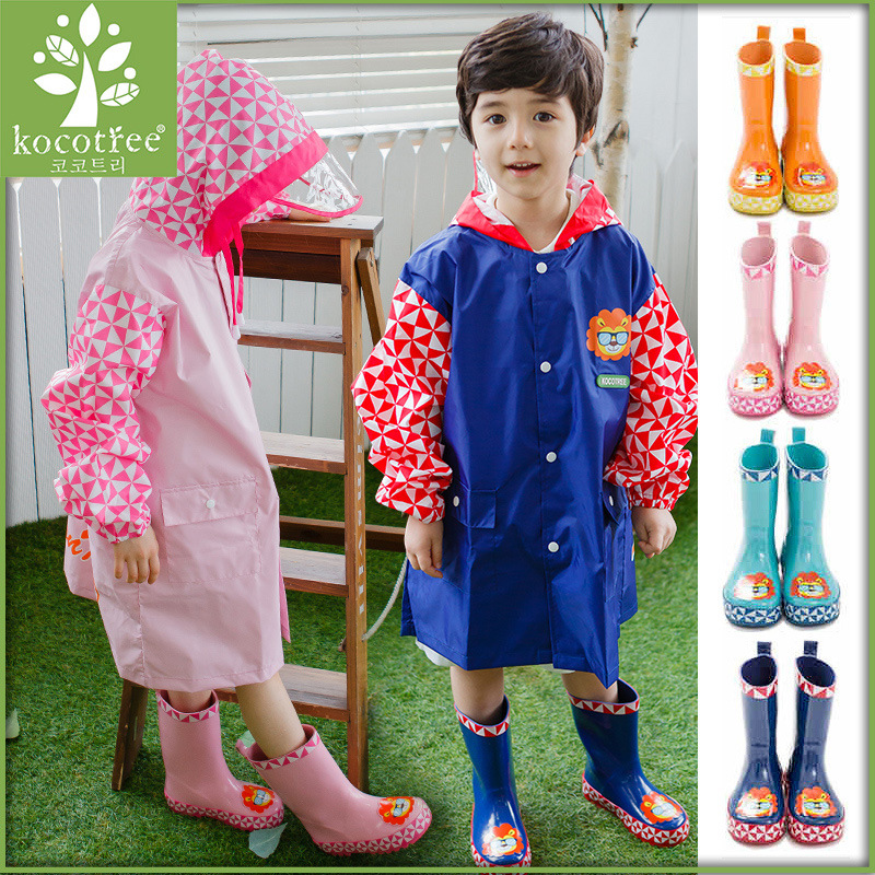 韓國兒童雨鞋女童雨鞋男童雨鞋寶寶雨靴防滑中筒小孩水鞋KQ15283批發・進口・工廠・代買・代購