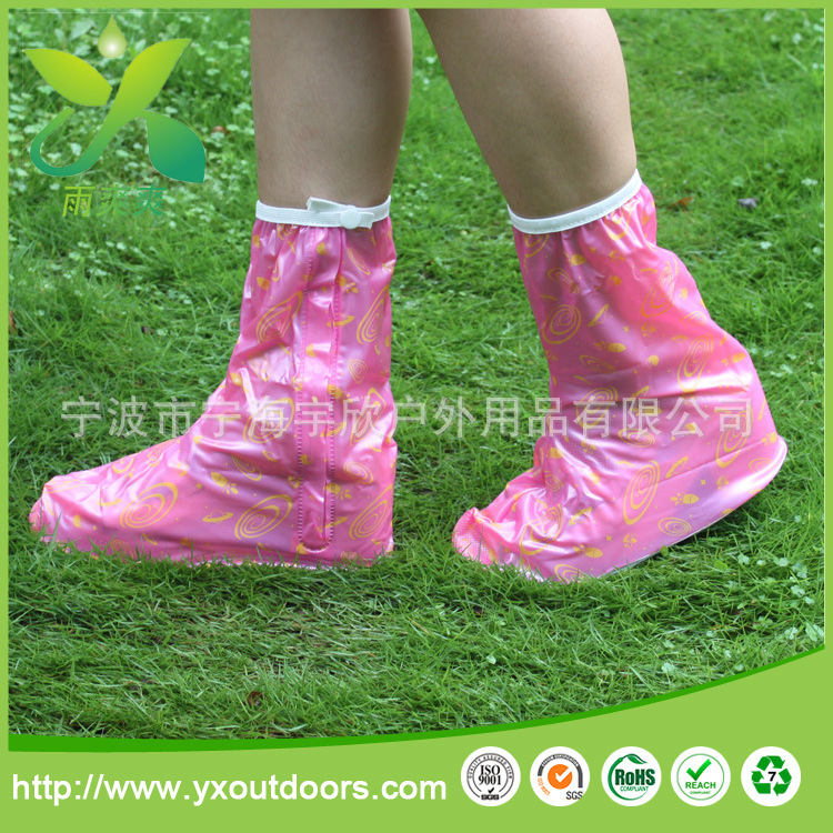 廠傢直銷女式厚底中筒防水鞋套 PVC雨鞋 用途廣泛 物美價廉批發・進口・工廠・代買・代購