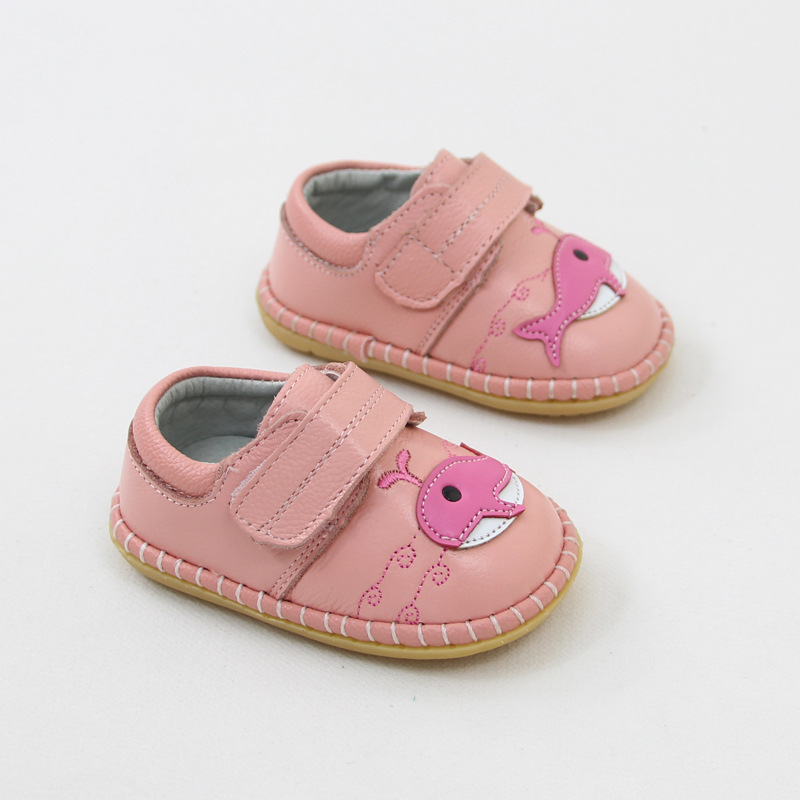 童鞋嬰幼兒卡通時尚手工縫線真牛皮0-2歲女童寶寶學步單鞋皮鞋批發・進口・工廠・代買・代購