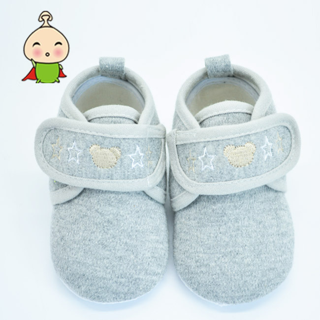 童鞋2016秋冬新款嬰兒鞋純色防滑底寶寶鞋 針織佈低幫滿月鞋批發・進口・工廠・代買・代購