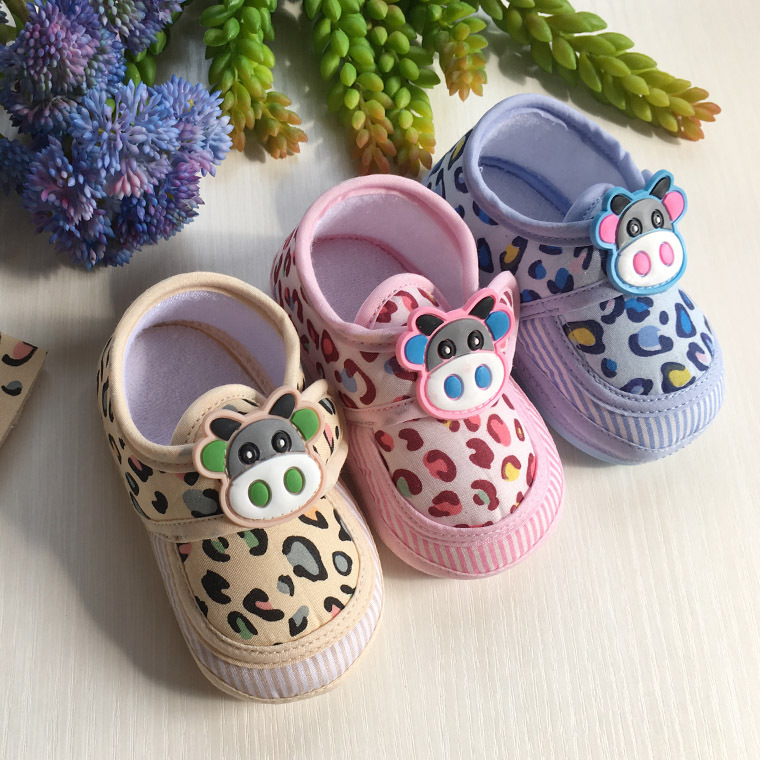 2016新款寶寶鞋子0-1-2-3歲 可愛小奶牛 軟底防滑學步鞋工廠,批發,進口,代購