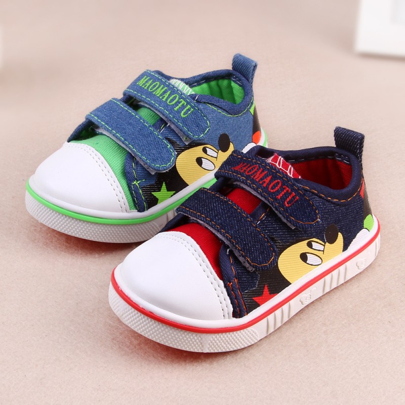 2016新款韓國童鞋秋季卡通男童嬰兒鞋軟底兒童帆佈鞋寶寶鞋16758工廠,批發,進口,代購