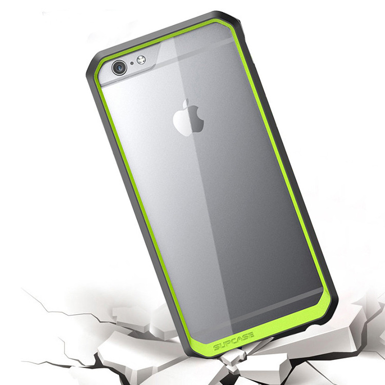 新supcase蘋果5s防刮花手機殼iPhone6s puls透明防摔硬矽膠邊框套批發・進口・工廠・代買・代購