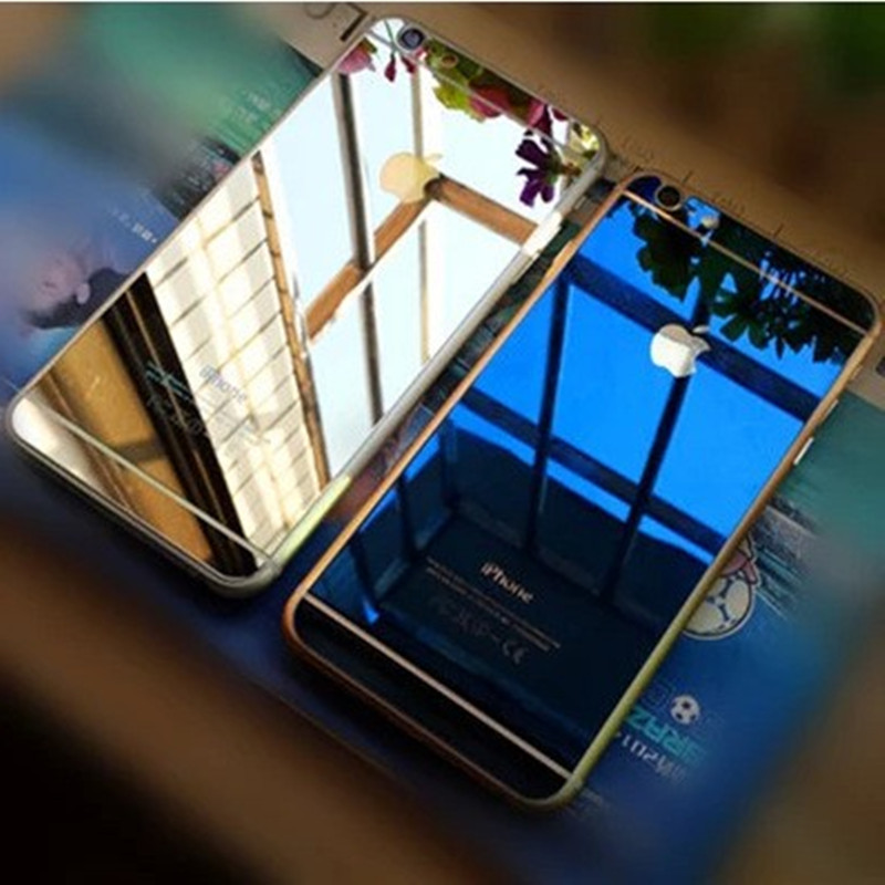 蘋果6s電鍍鋼化玻璃彩膜iphone6 plus手機鏡麵鋼化保護貼膜全屏7p批發・進口・工廠・代買・代購