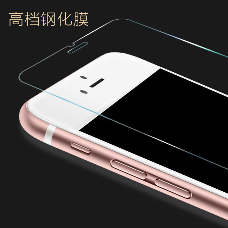 iphone6s鋼化膜 蘋果6plus鋼化玻璃膜 5s加強版超薄手機保護膜工廠,批發,進口,代購