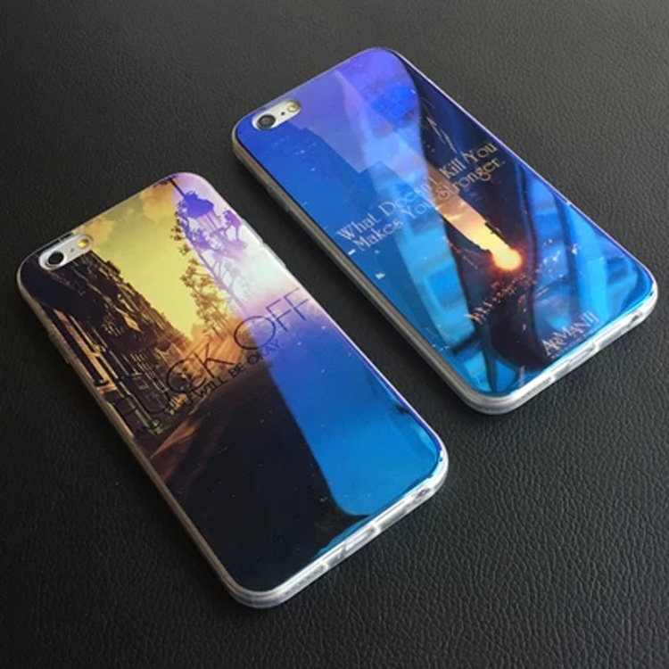 熱銷iphone6plus鐳射藍光蘋果手機殼5SE超薄軟矽膠全包6s保護套6P工廠,批發,進口,代購