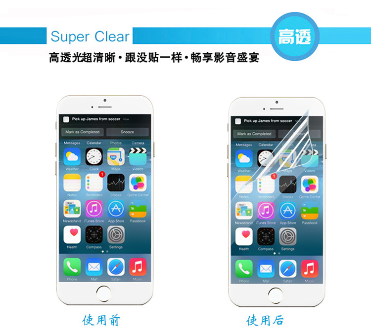 蘋果iPhone6/6s手機plus高清se貼膜保護膜4g高清5g前後膜批發工廠,批發,進口,代購