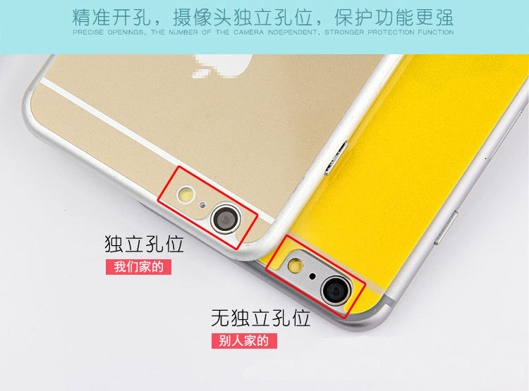 閃粉iPhone6S鋼化玻璃膜蘋果6Plus鋼化膜前後超薄5.5全屏覆蓋貼膜工廠,批發,進口,代購