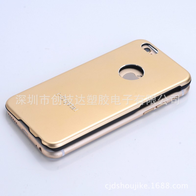 新款iPhone6S散熱磨砂手機保護套 蘋果5 PC+五金手機殼直銷工廠,批發,進口,代購