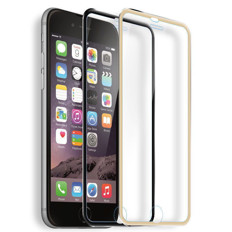 iPhone6 plu鈦合金小邊鋼化膜蘋果5S全覆蓋3D彩色手機膜廠傢直銷批發・進口・工廠・代買・代購