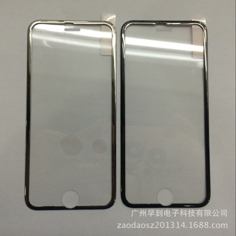 蘋果6全覆蓋iPhone6S電鍍碳纖維軟小邊鋼化玻璃高清防爆保護貼膜工廠,批發,進口,代購