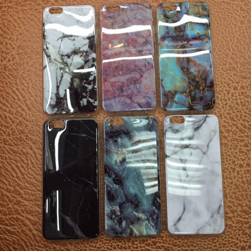 iphone6s創意大理石手機殼 TPU IMD 新款6plus保護套廠傢直銷工廠,批發,進口,代購