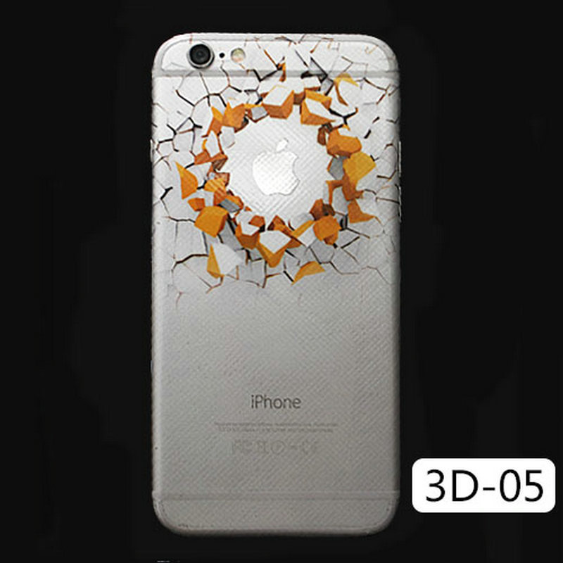 蘋果6彩繪3D系列手機殼背膜 iphone6 plus創意定製手機殼後膜批發工廠,批發,進口,代購