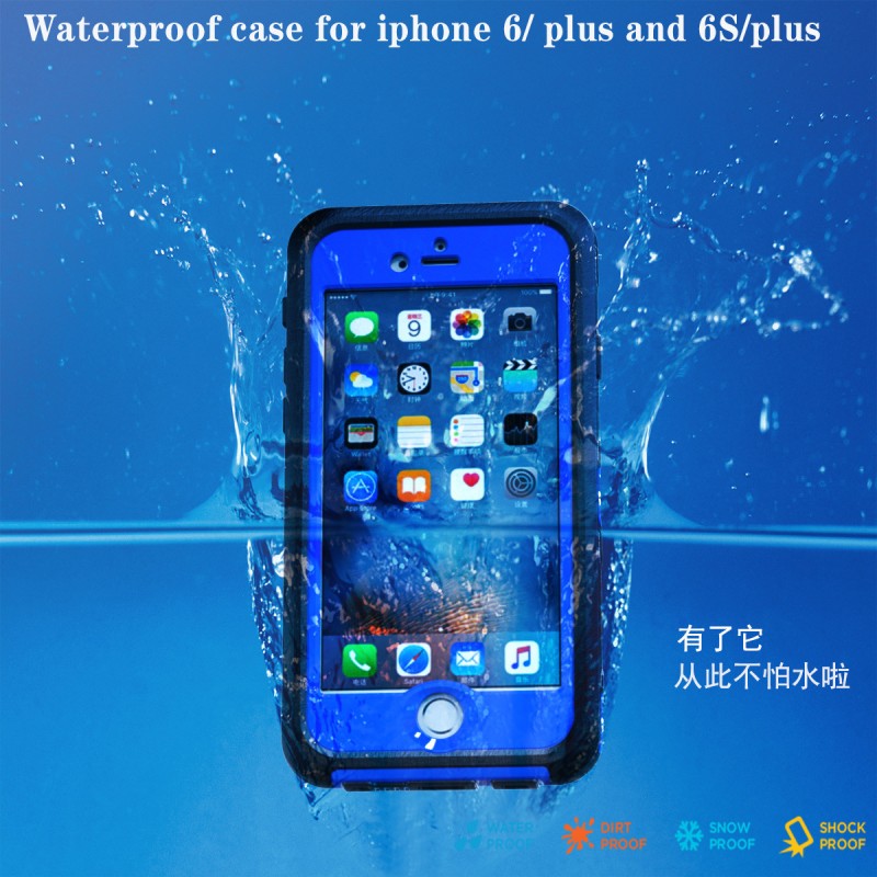 銷往全球防水手機殼iphone6/6S手機防水殼，潛水專用、潛水8米工廠,批發,進口,代購