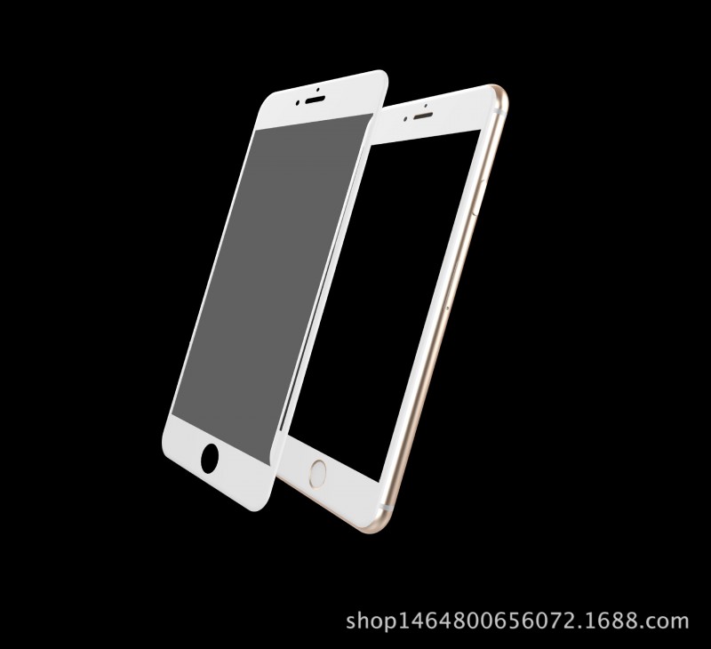 iphone6碳纖維手機膜 光麵PC紫藍光手機鋼化膜 軟邊全屏手機膜工廠,批發,進口,代購