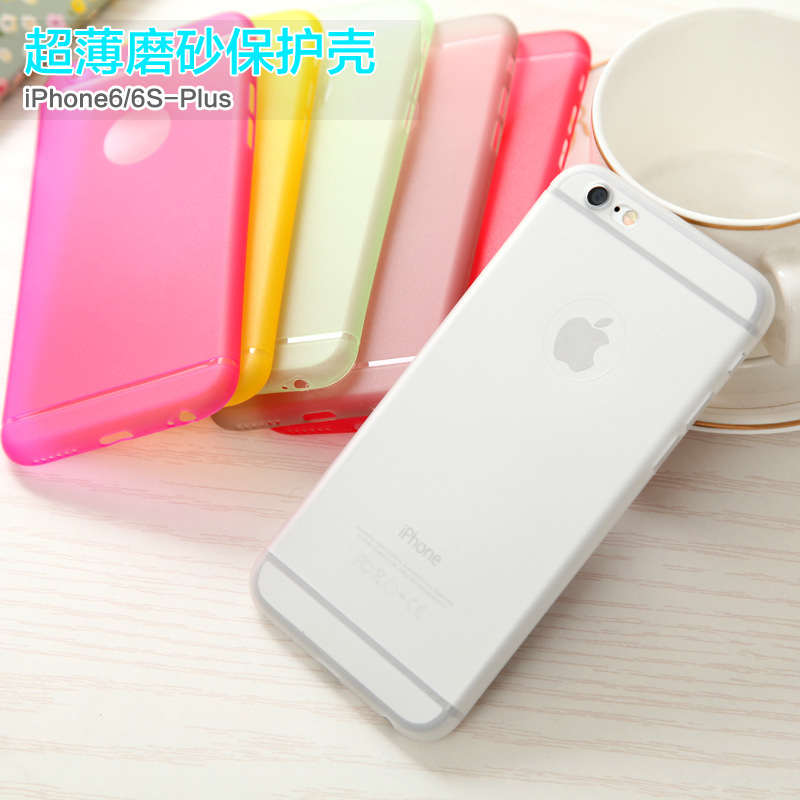 iPhone6plus超薄磨砂手機殼 蘋果6s簡約半透明鏡頭保護套全包防摔工廠,批發,進口,代購