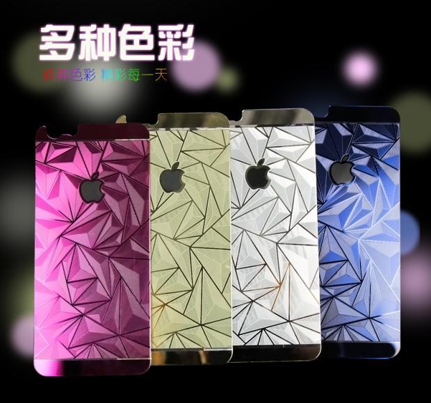 鉆石紋iphone6 plus手機菱形鋼化玻璃膜4.7/5.5蘋果4s/5s菱形貼膜批發・進口・工廠・代買・代購