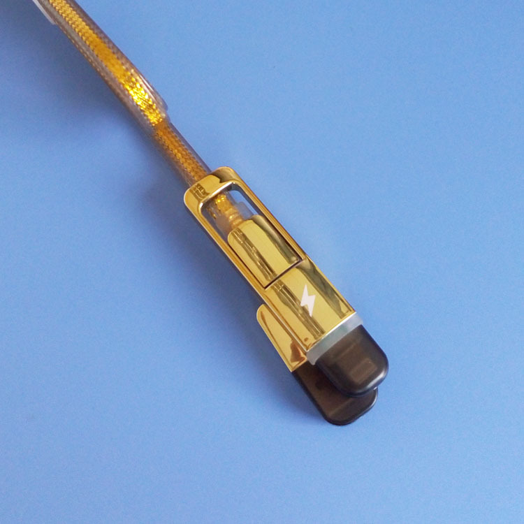 高檔禮品數據線 電鍍二合一數據線 iPhone6 micro吊蘭金色數據線批發・進口・工廠・代買・代購