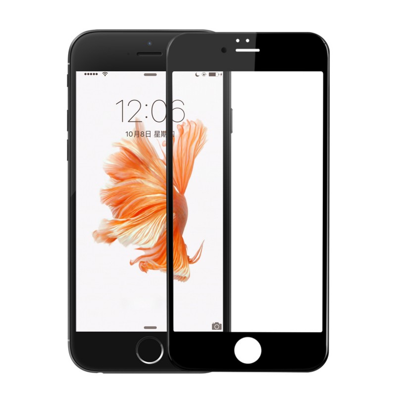 倍思 iphone6/6 plus鋼化膜 3D弧邊全覆蓋抗藍光PET軟邊貼膜 0.23工廠,批發,進口,代購