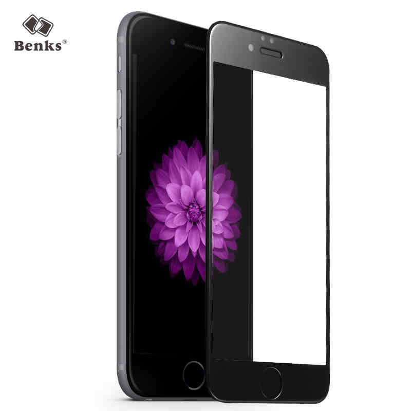 Benks 蘋果iphone6s鋼化玻璃膜 6splus 3D曲麵全覆蓋鋼化膜 貼膜工廠,批發,進口,代購