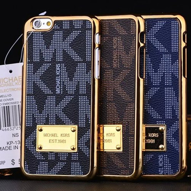 Michael Kors mk iphone6 6s電鍍金邊貼皮手機殼蘋果6代保護殼工廠,批發,進口,代購