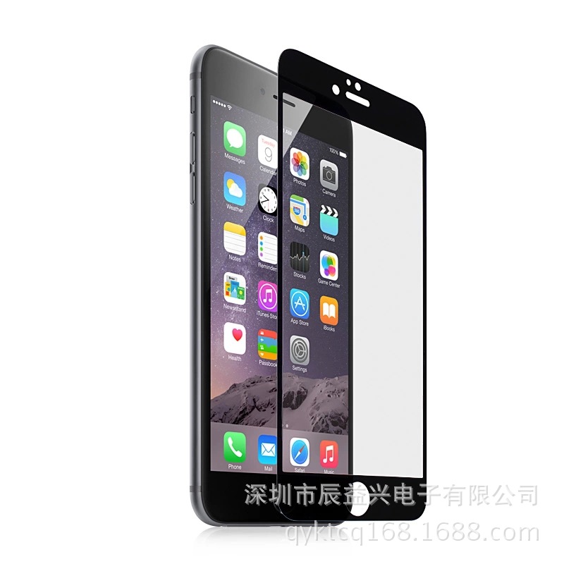 現貨批發 iphone6全屏覆蓋PET保護膜 蘋果6 Plus全屏膜彩色貼膜批發・進口・工廠・代買・代購
