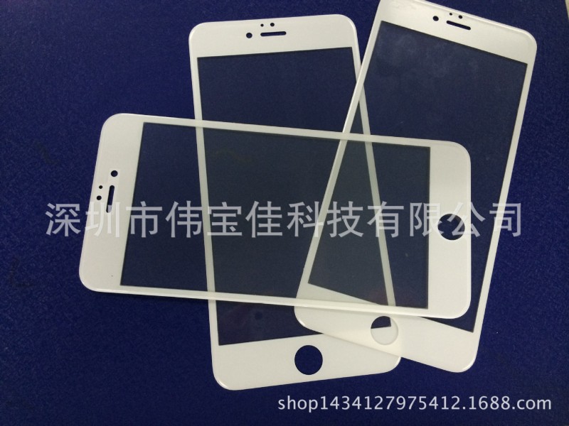 碳纖維iphone6 6plus紫光保護膜3D曲屏蘋果6碳纖維紫光鋼化膜工廠,批發,進口,代購