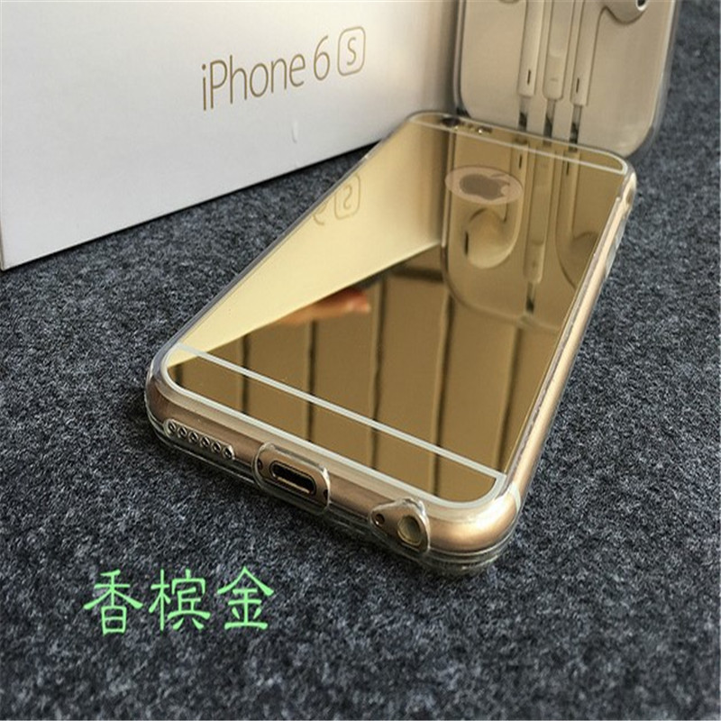 iPhone6s手機殼 6Plus電鍍鏡麵手機殼 鏡麵亞克力+優質TPU工廠,批發,進口,代購