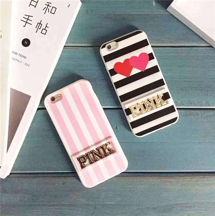 新款愛心條紋iphone6s手機殼 pink波點條紋tpu軟蘋果6 4.7保護套工廠,批發,進口,代購