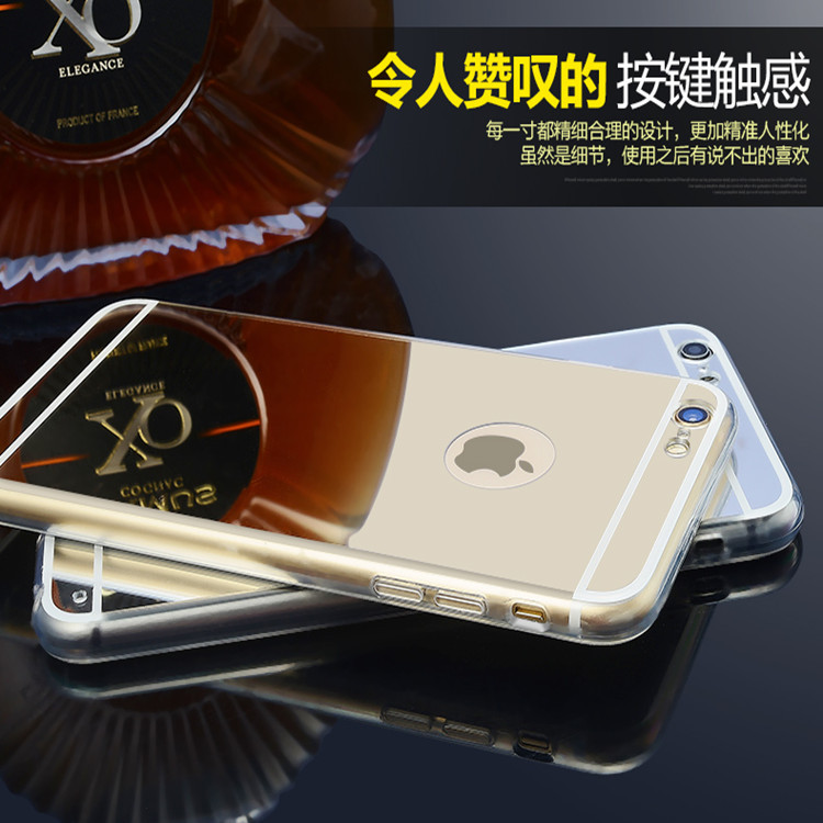 新款適用於iPhone6S鏡麵TPU手機殼iphone6 Plus電鍍鏡子手機殼批發・進口・工廠・代買・代購