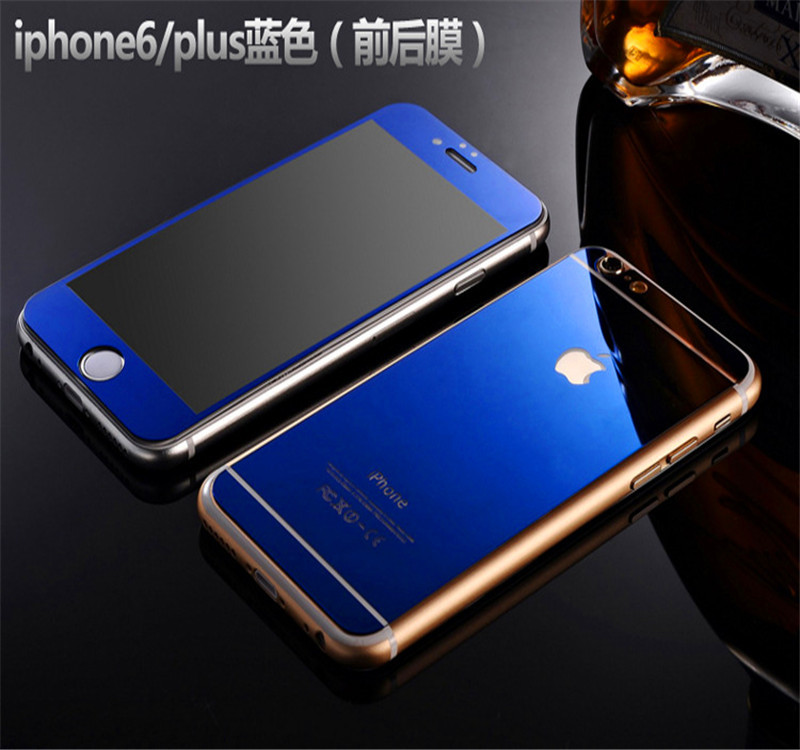 iPhone6S電鍍彩膜 iphone6 plus鋼化玻璃膜 蘋果6/6S玻璃膜批發・進口・工廠・代買・代購