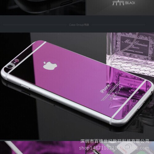 iphone6鋼化膜蘋果6plus鋼化玻璃膜5S全屏鏡麵前後iphone5手機膜工廠,批發,進口,代購