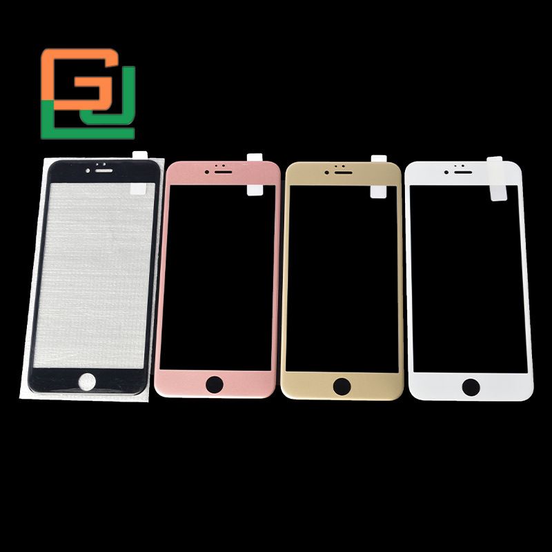 3D軟邊鋼化膜 iphone6/6s plus邊框+鋼化膜批發・進口・工廠・代買・代購