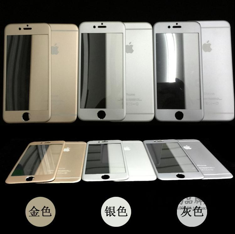 iphone6鋼化玻璃膜全屏膜 蘋果4.7鈦合金全覆蓋貼合3D曲麵鋼化膜批發・進口・工廠・代買・代購