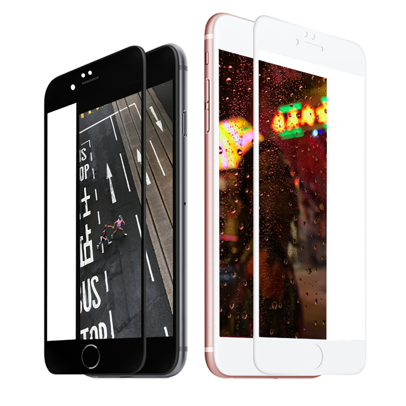 EXCO適用iPhone7 Plus鋼化玻璃膜手機貼膜防爆保護膜3D曲麵全屏膜工廠,批發,進口,代購