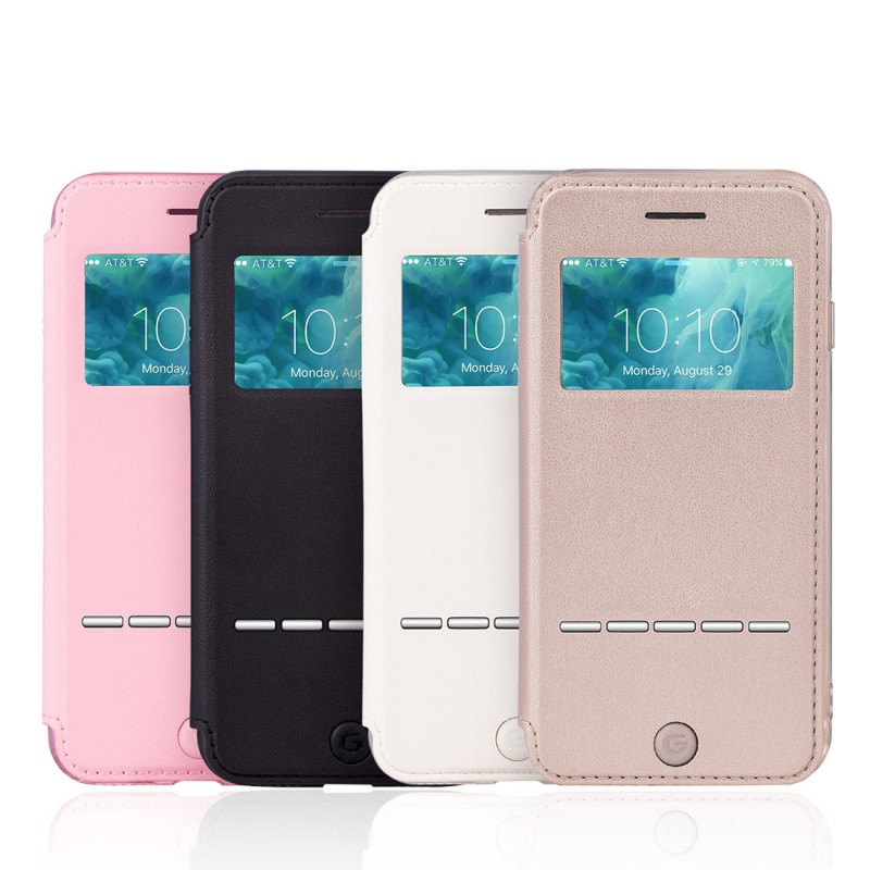 G-CASE iphone7 plus手機殼開窗觸感皮套 蘋果7左右翻超薄批發・進口・工廠・代買・代購