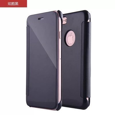 蘋果iphone7手機殼電鍍鏡麵皮套 蘋果7PLUS電鍍翻蓋皮套6s工廠,批發,進口,代購