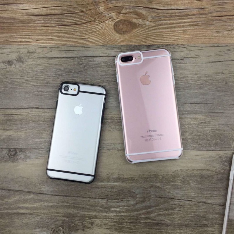 iphone7 plus手機殼 蘋果7橫線簡約保護殼 pctpu超薄防摔保護套工廠,批發,進口,代購