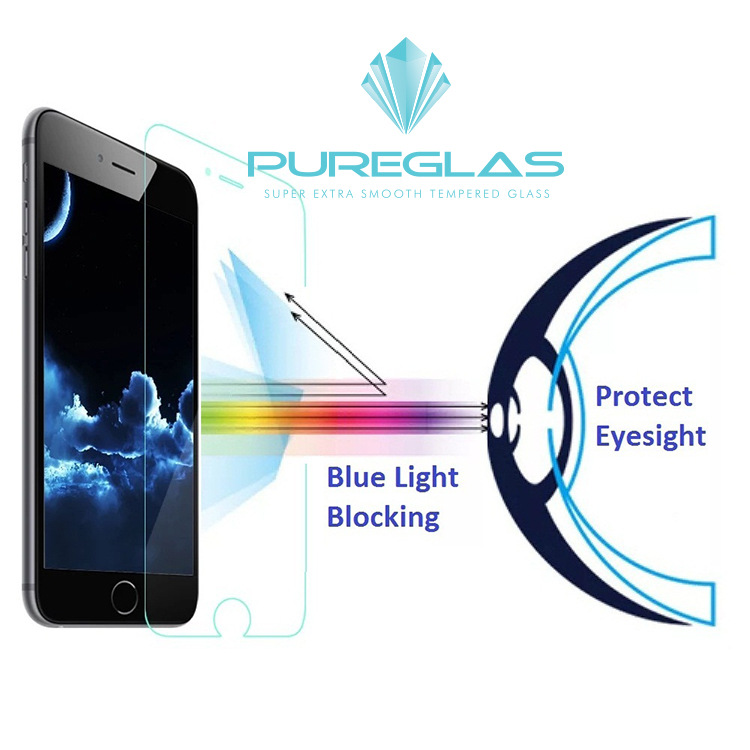Nuglas品牌iPhone 6 plus 高品質防藍光鋼化膜手感順滑防指紋防爆批發・進口・工廠・代買・代購