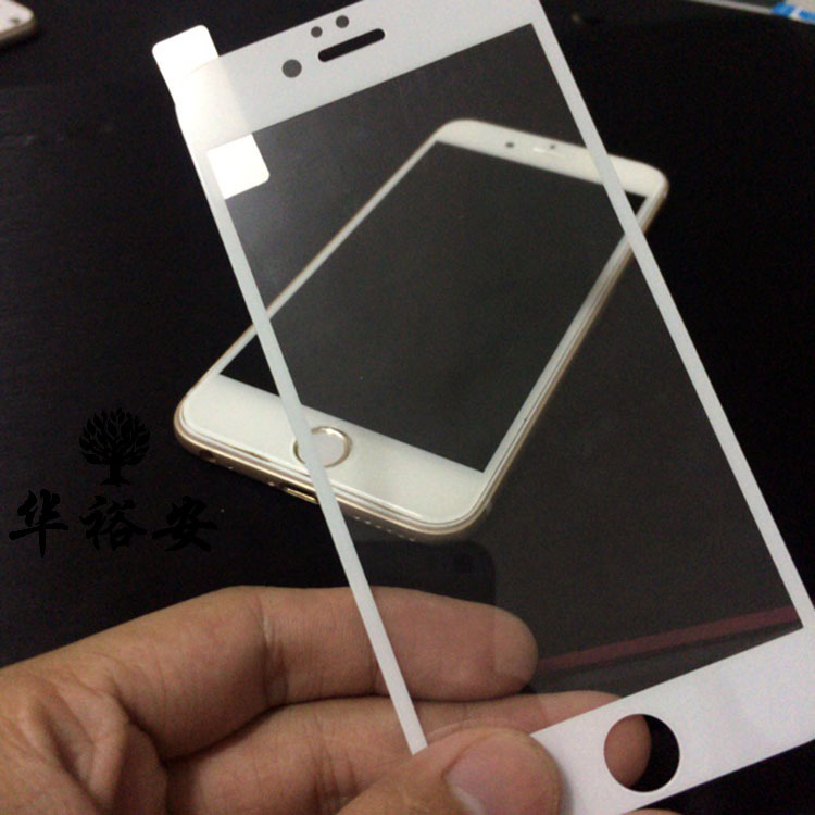 適用於蘋果iphone6全屏鋼化膜 iphone6 plus絲印全覆蓋保護膜批發・進口・工廠・代買・代購