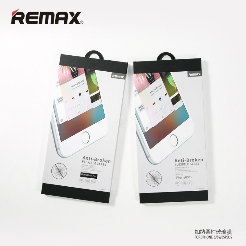 REMAX加納柔性鋼化玻璃膜0.2mm蘋果6s超薄高清iphone6splus防爆膜工廠,批發,進口,代購