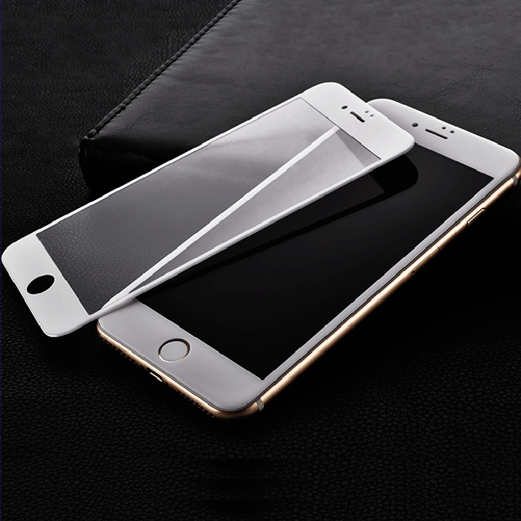 iPhone7鋼化膜蘋果7plus手機全屏全覆蓋玻璃3D曲麵纖維軟邊全包批發・進口・工廠・代買・代購