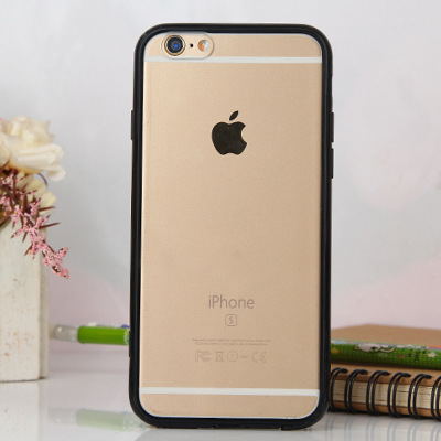蘋果iPhone7手機殼亞克力透明7plus帶掛繩孔保護套6S糖果色軟女批發・進口・工廠・代買・代購