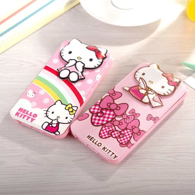 韓國新款kitty可愛卡通殼 6 plus手機保護套 6/6s插卡翻蓋皮套潮批發・進口・工廠・代買・代購