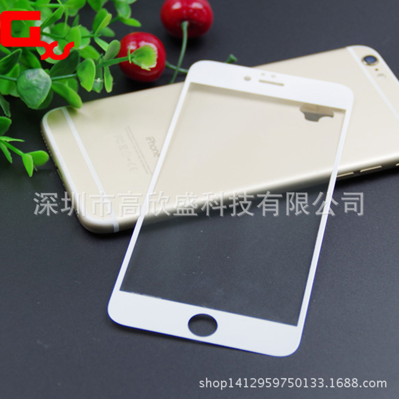 適用於蘋果6全覆蓋鋼化玻璃膜iphone6 plus全屏鋼化膜 工廠直銷批發・進口・工廠・代買・代購