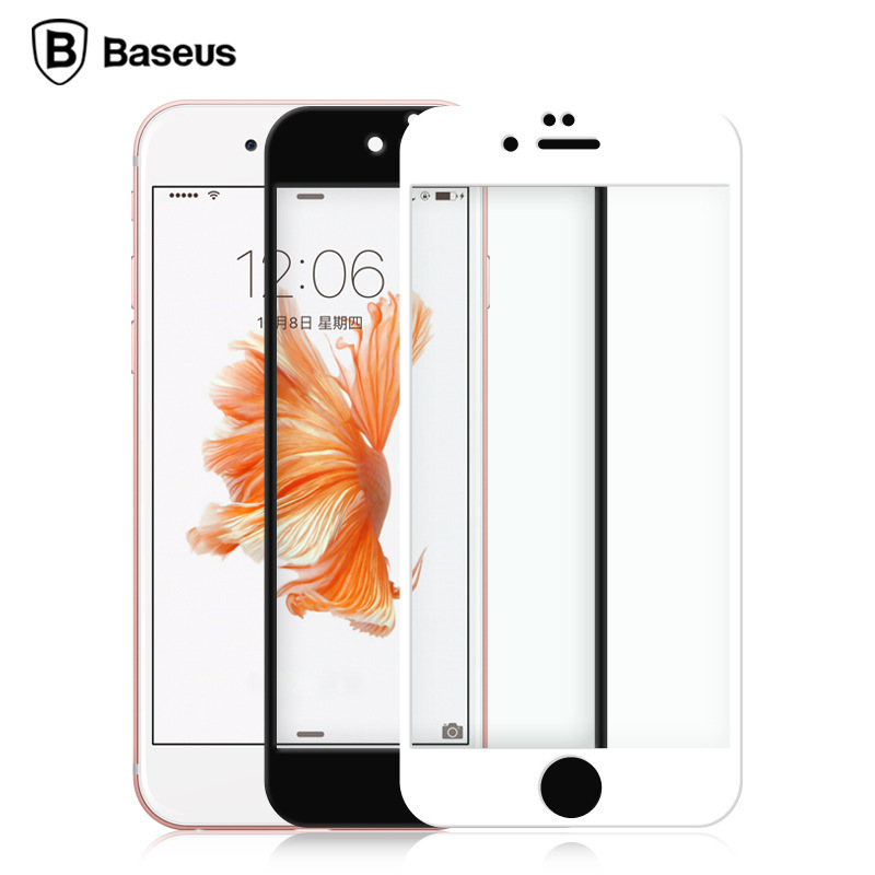 baseus/倍思 不銹鋼邊 鋼化膜 0.15mm 蘋果 iPhone 6/6S 全屏工廠,批發,進口,代購